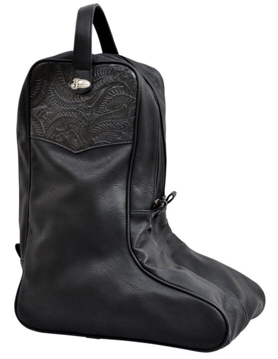 3D Black Boot Bag