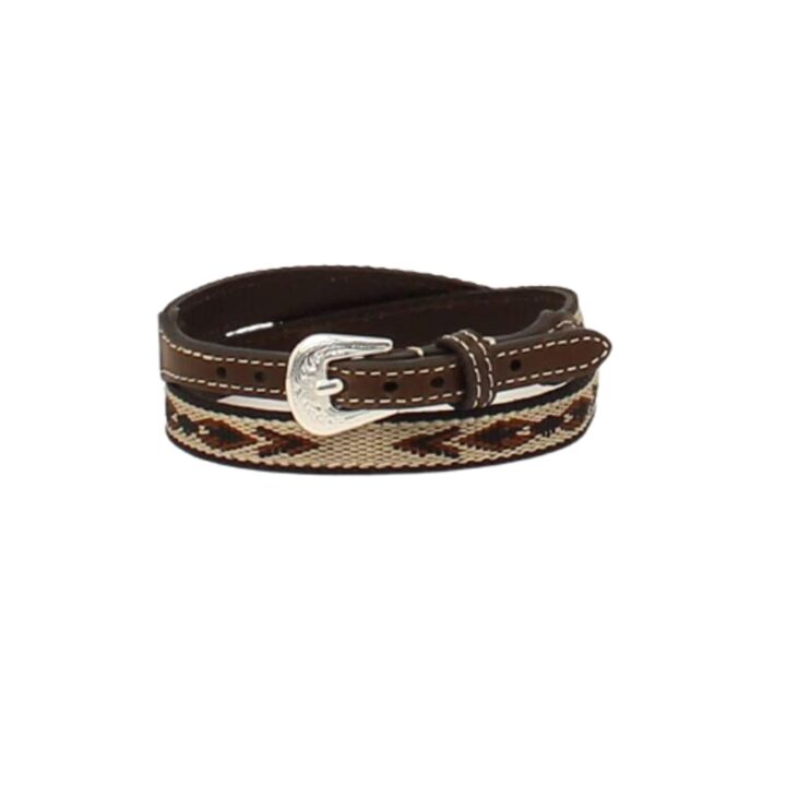 M&F Western Products TWISTER Hatband Ribbon Southwest Brown Pattern, One Size