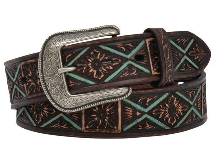 3D 1 1/2" Chocolate Men's Western Fashion Belt