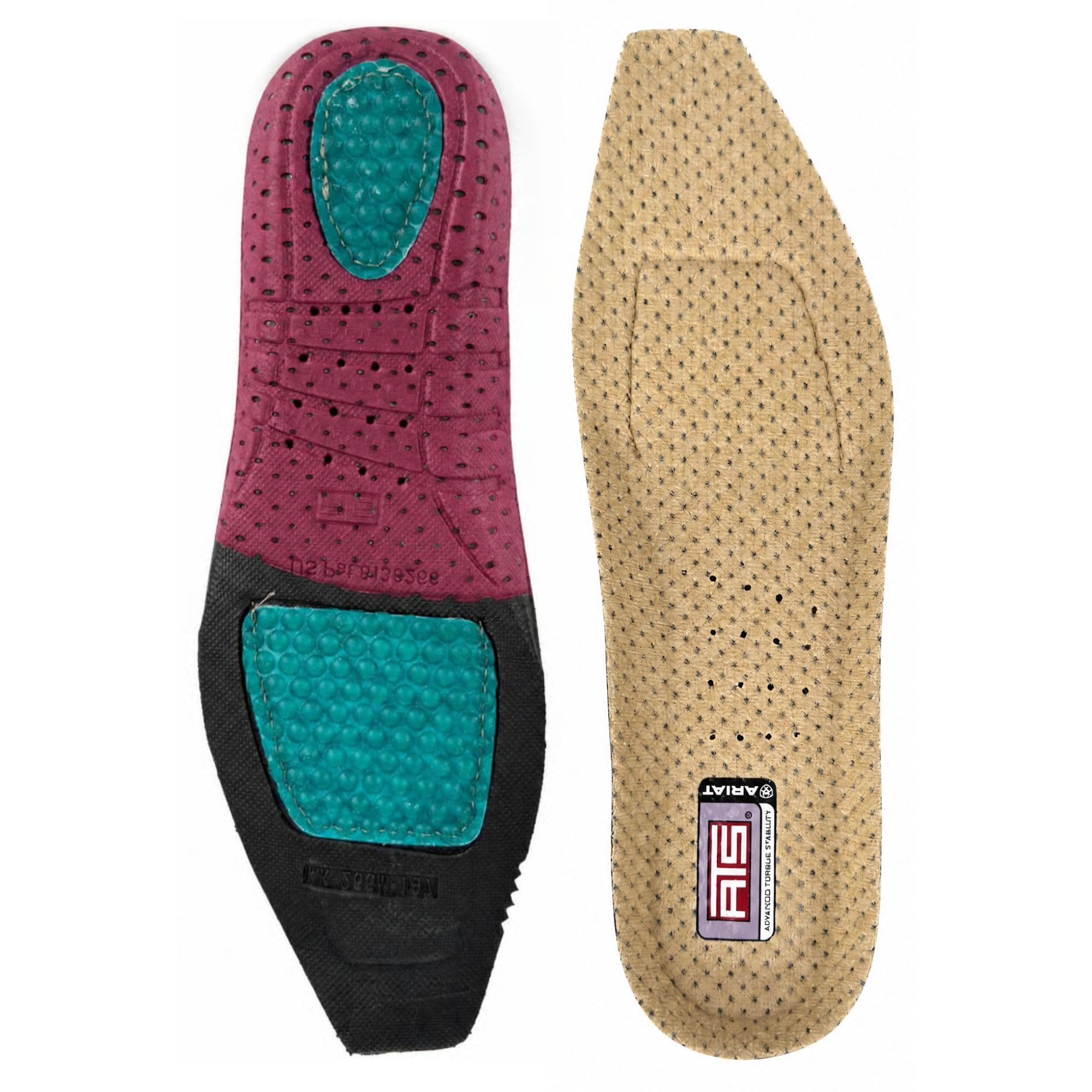 ARIAT Men's ATS Square Toe Footbeds, Multicolored, 10 M
