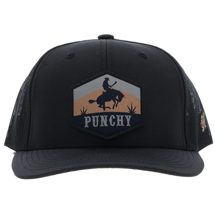 Hooey "Ranchero" Black 6-Panel Trucker Cap with Multi Color Patch - OSFA - alternate view 3